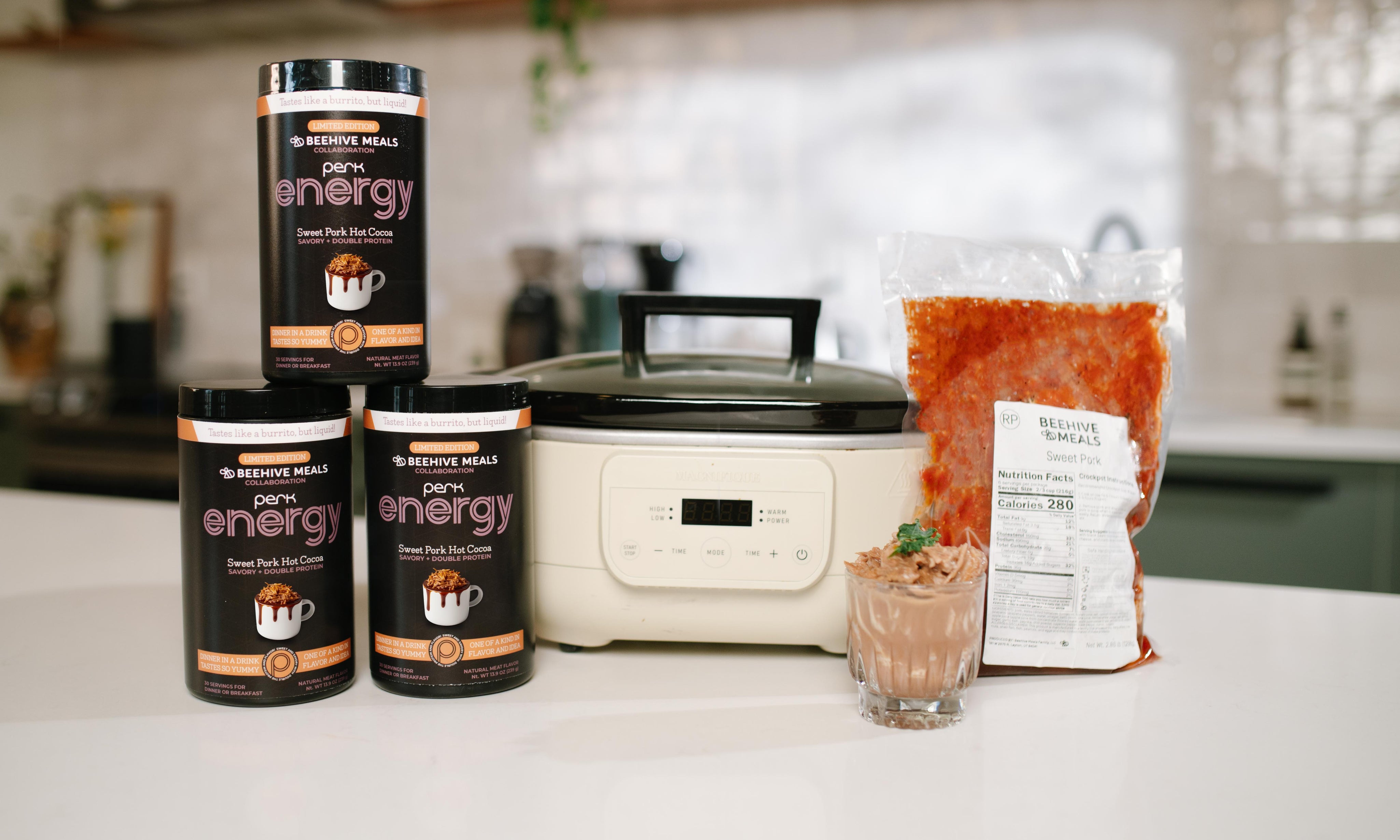 Sweet Pork… Hot Cocoa?! Our Collab with Perk Energy