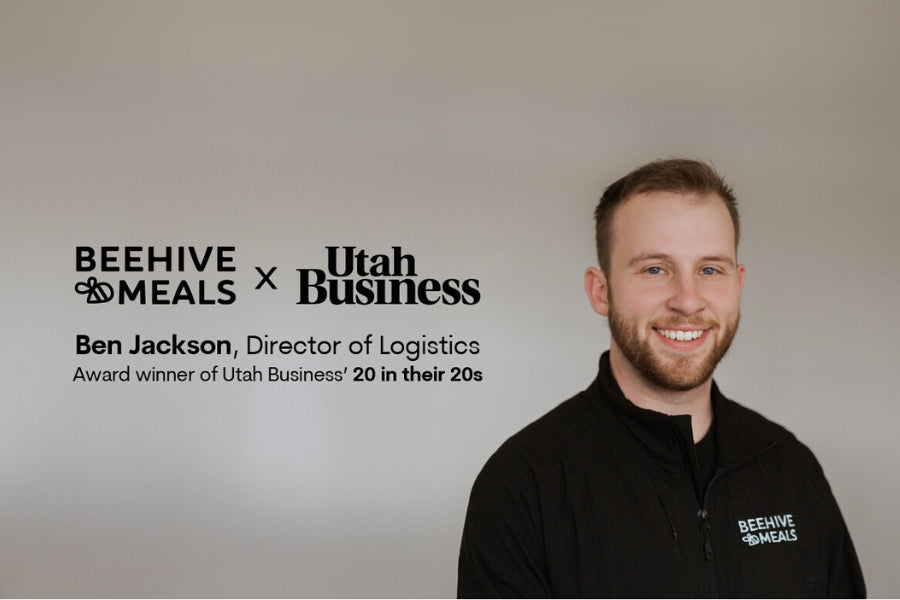 Beehive Meals’ Director of Logistics, Ben Jackson, Recognized in Utah Business’ ‘20 in Their 20s’ List for 2024
