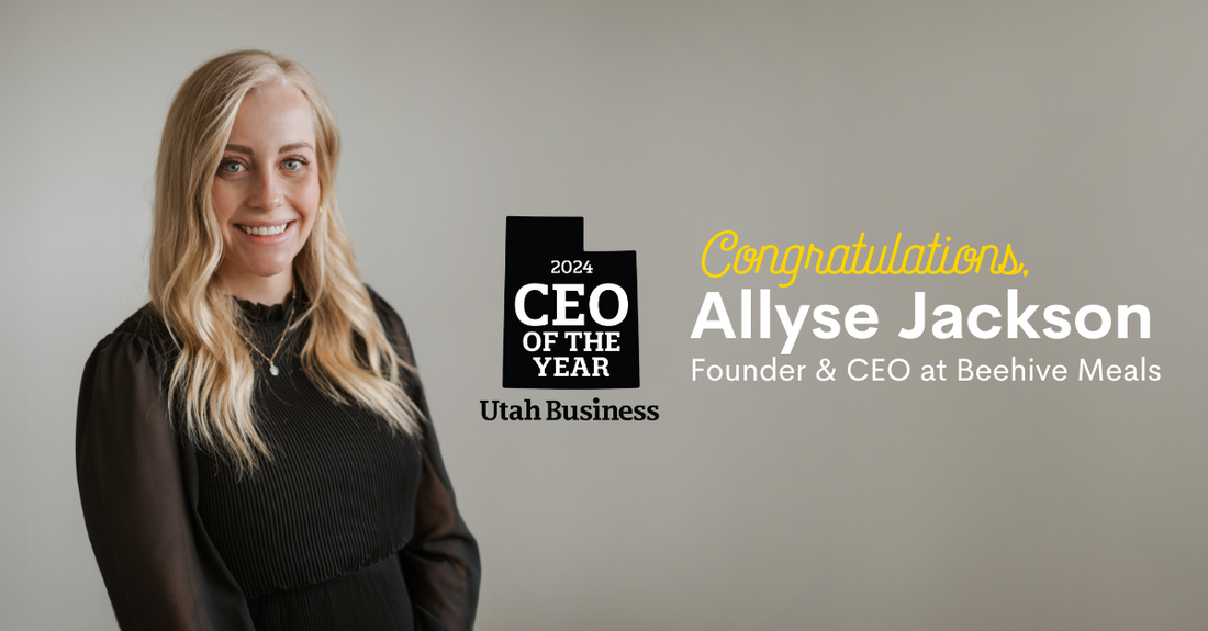 Founder & CEO Allyse Jackson Named 2024 CEO of the Year by Utah Business