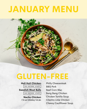 January Menu (Gluten-Free)