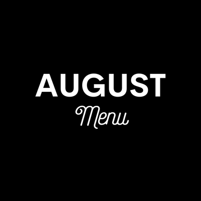 August Menu