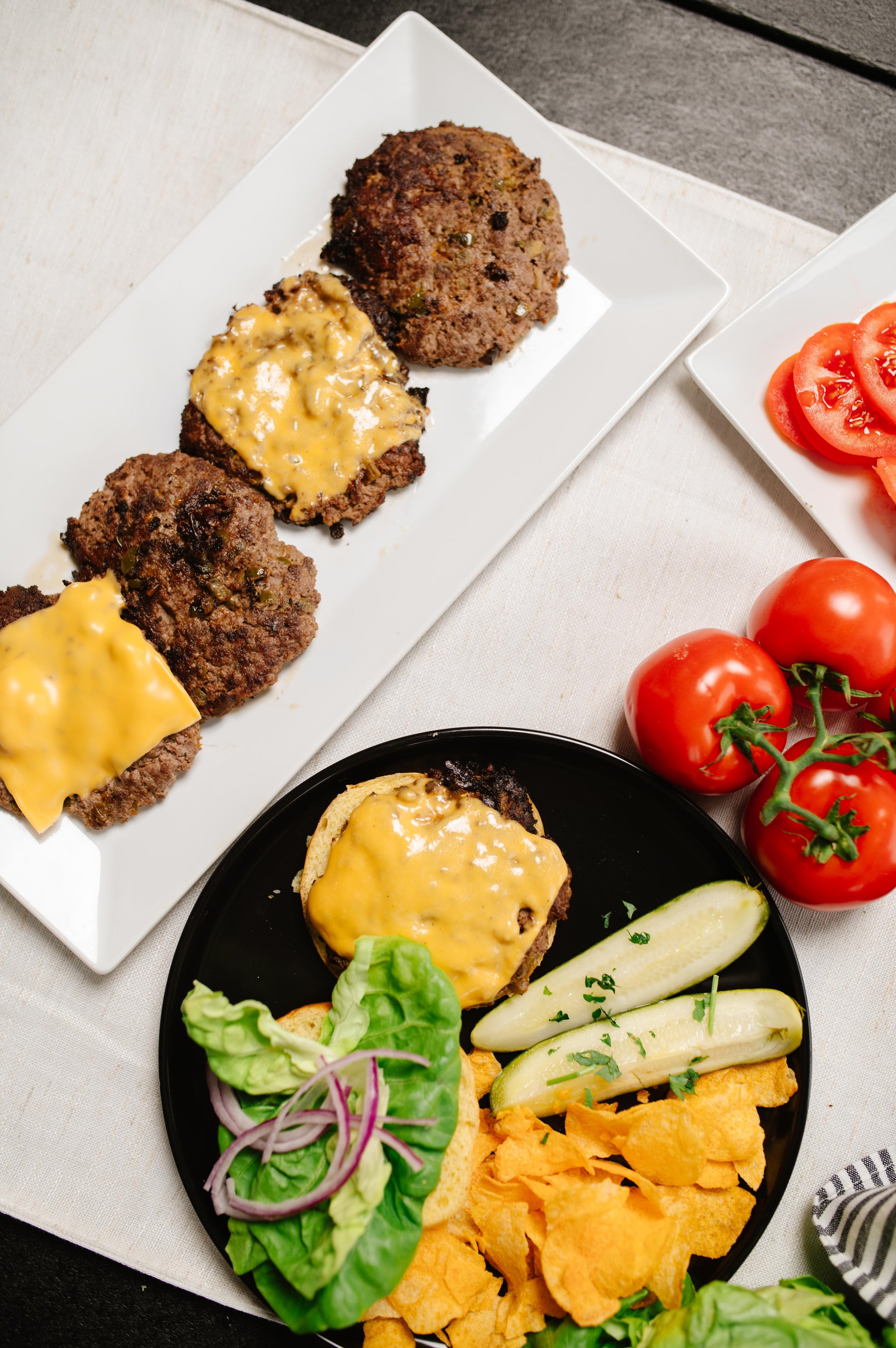 Jalapeno Cheddar Smash Burgers